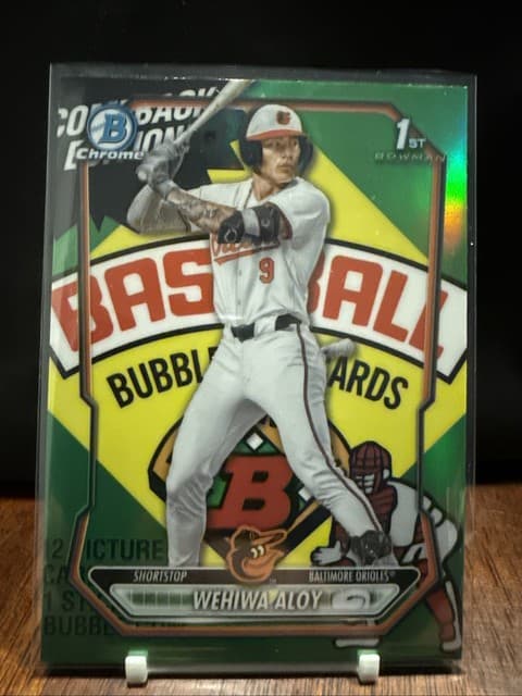 2026 Bowman Wehiwa Aloy Chrome PackFractor Variation /89 SP 1st Prospect Orioles